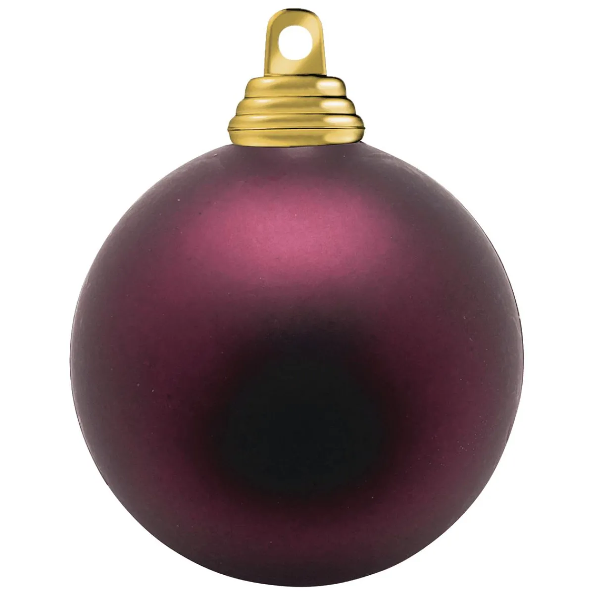 Bolas De Navidad>DecoWoerner Bolas De Navidad Oscuro, Mate, De Plástico Ignífugo, 6 Cm Ø - 24 Piezas rojo