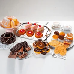 Pan Y Pastel>DecoWoerner Bollo Relleno Adornado Alimento De Imitación 9 Cm blanco
