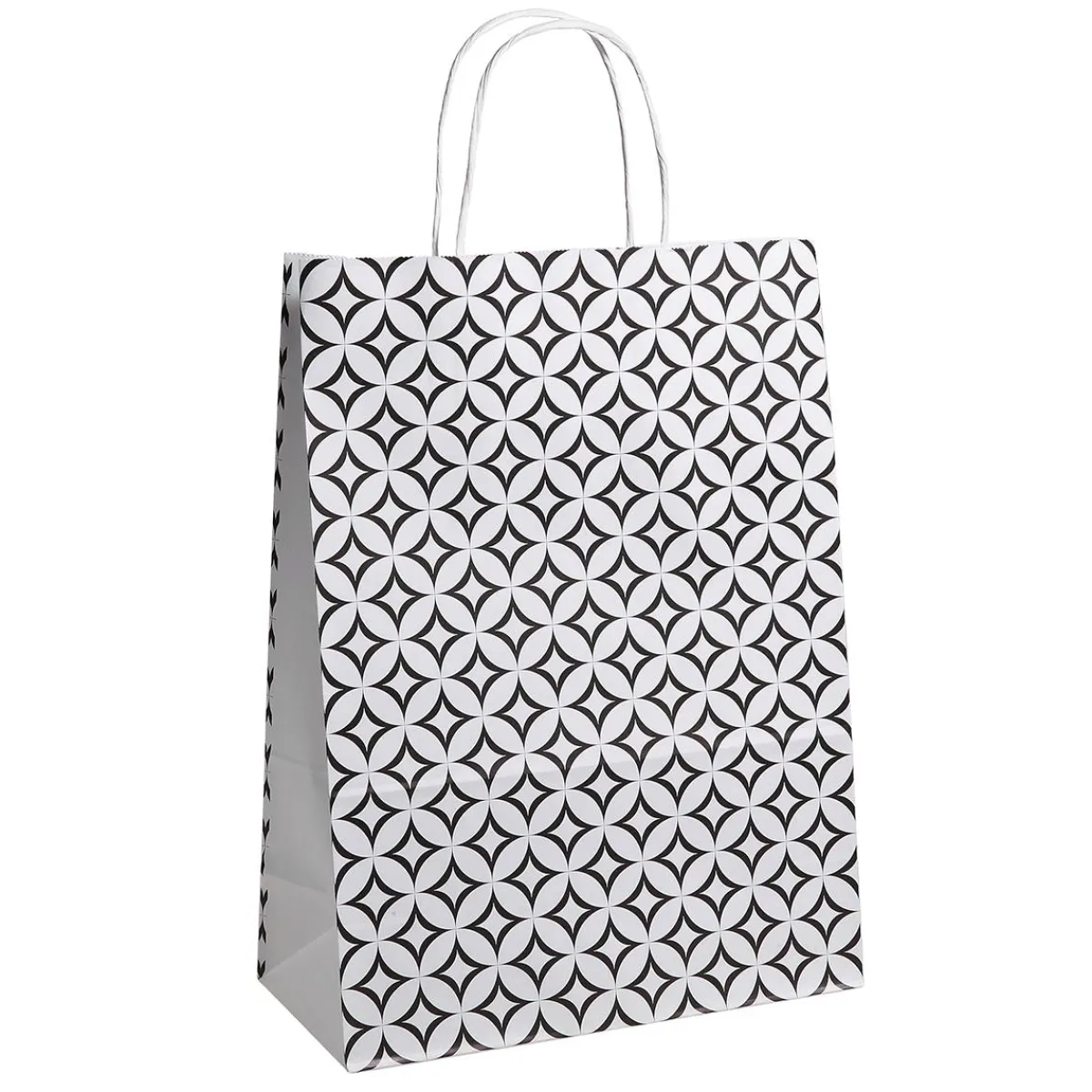 Bolsas De Regalo Y Bolsas Portátiles>DecoWoerner Bolsa De Papel "Adorno" 35 X 26 X 12 Cm negro