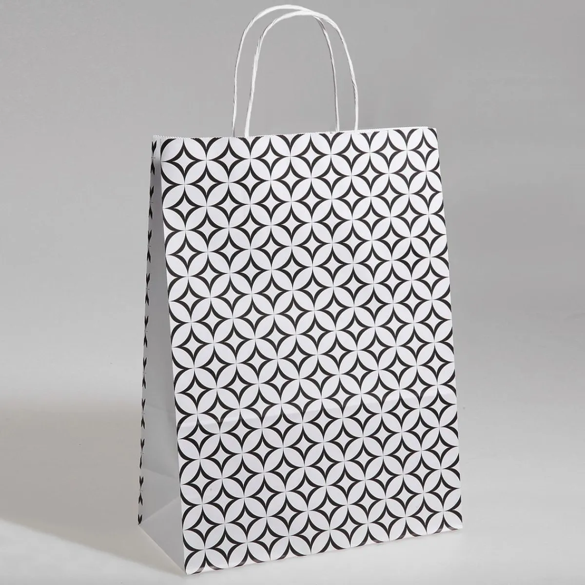 Bolsas De Regalo Y Bolsas Portátiles>DecoWoerner Bolsa De Papel "Adorno" 35 X 26 X 12 Cm negro