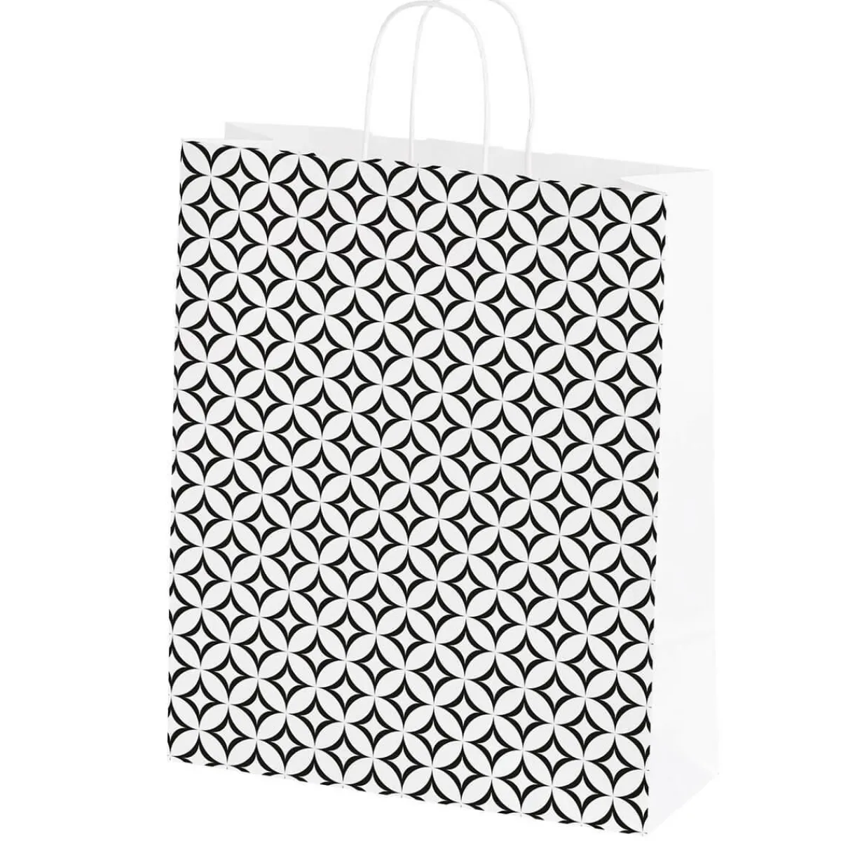 Bolsas De Regalo Y Bolsas Portátiles>DecoWoerner Bolsa De Papel "Adorno" 35 X 26 X 12 Cm negro