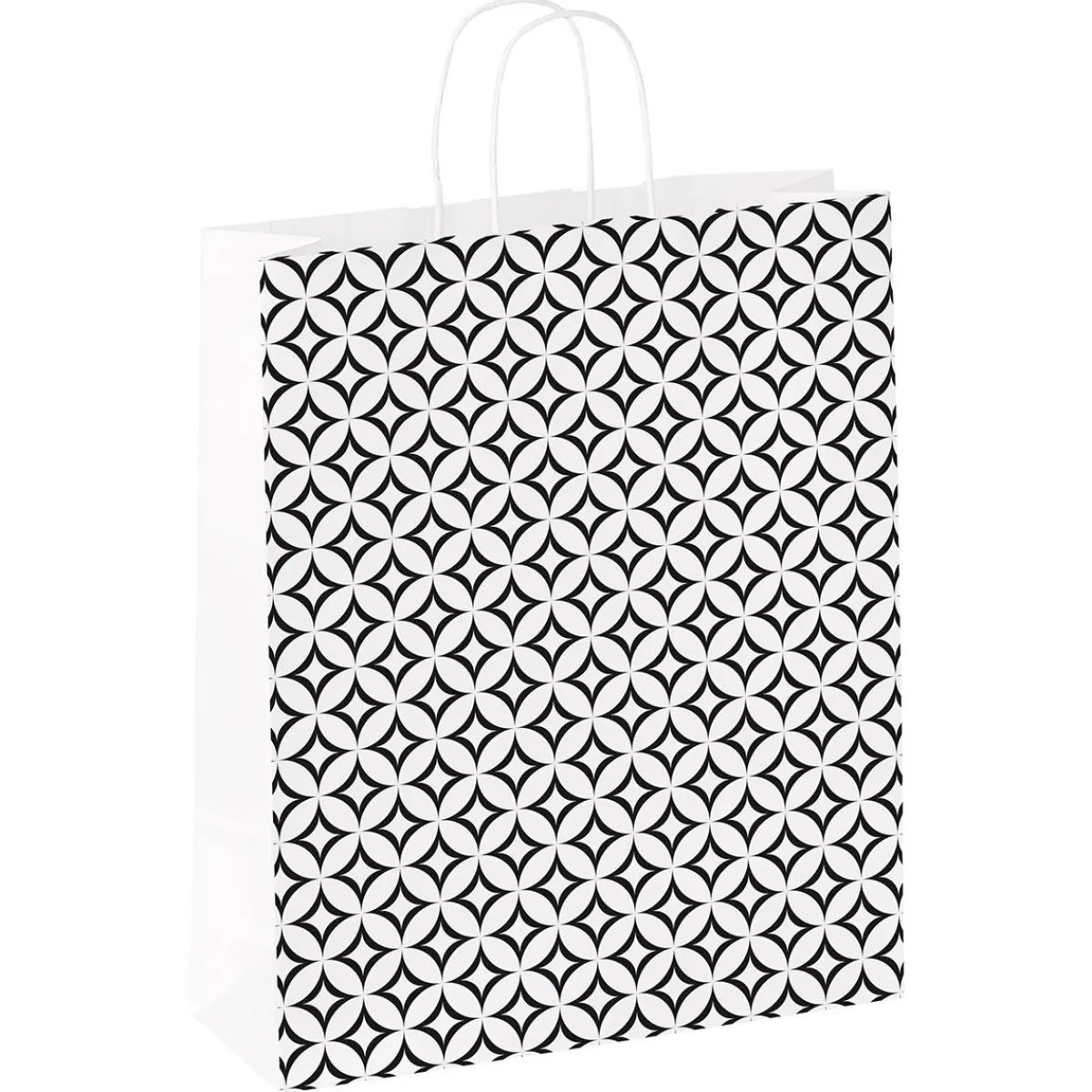 Bolsas De Regalo Y Bolsas Portátiles>DecoWoerner Bolsa De Papel "Adorno" 35 X 26 X 12 Cm negro