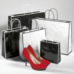 Bolsas De Regalo Y Bolsas Portátiles>DecoWoerner Bolsa De Papel "Coco" 25 X 25 Cm 25 Piezas, 155 Gr/m² blanco