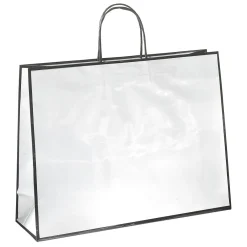 Bolsas De Regalo Y Bolsas Portátiles>DecoWoerner Bolsa De Papel "Coco" Blanca 30 X 40 Cm 25 Piezas, 155 Gr/m² blanco
