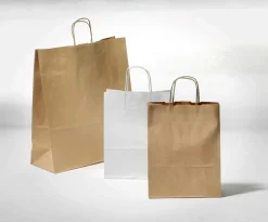 Bolsas De Regalo Y Bolsas Portátiles>DecoWoerner Bolsa De Papel, Color , Tamaño 1: 36 X 22 + 10 Cm blanco