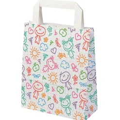 Bolsas De Regalo Y Bolsas Portátiles|Decoración Temática>DecoWoerner Bolsa De Papel "Feliz", 18 X 22 X 8 Cm multicolor