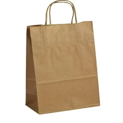 Bolsas De Regalo Y Bolsas Portátiles>DecoWoerner Bolsa De Papel, , Tamaño 2: 41 X 32 + 10 Cm marrón