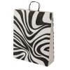 Go Green - Envoltorio Para Regalo Ecológico|Bolsas De Regalo Y Bolsas Portátiles>DecoWoerner Bolsas De Regalo Ecológicas Con Patrón De Cebra 50 Piezas 12 X 26 X 34 Cm