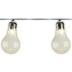 Luz Decorativa|Decoración Temática>DecoWoerner Bombillas Solares Cadena De Luces LED 450 Cm transparente