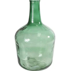 Decoración De Otoño|Macetas Y Artículos De Decoración>DecoWoerner Botella De Vidrio Jarrón De Vidrio 45 Cm verde