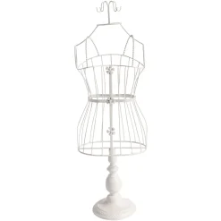 Expositores Para Tiendas>DecoWoerner Busto Decorativo "Nostalgia" 64 Cm blanco
