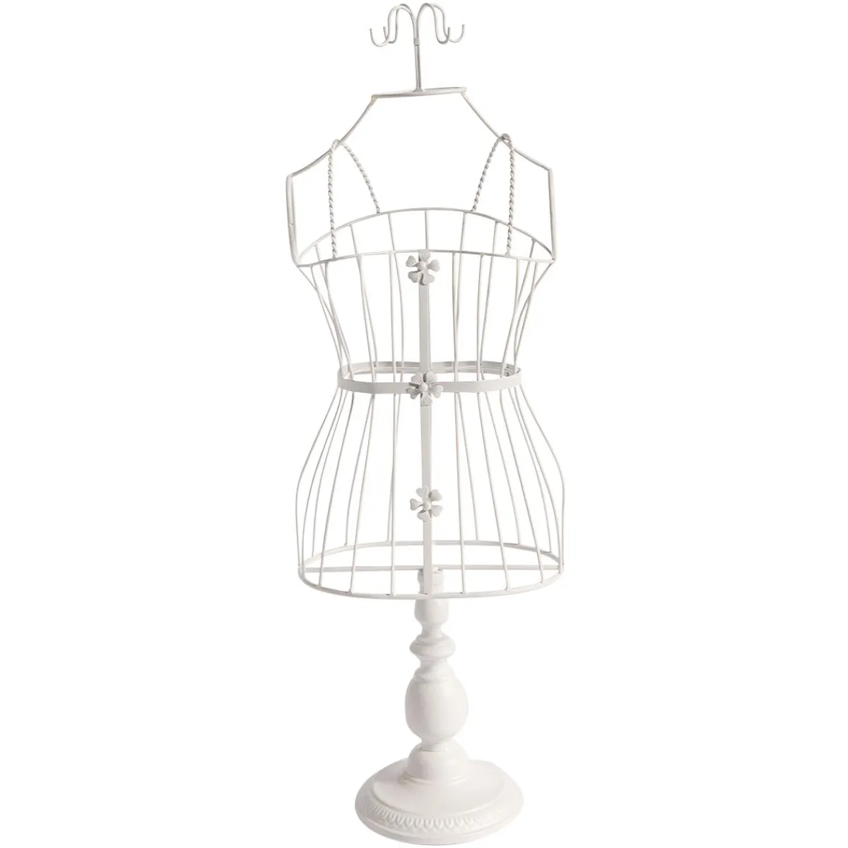 Expositores Para Tiendas>DecoWoerner Busto Decorativo "Nostalgia" 64 Cm blanco