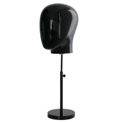 Maniquíes>DecoWoerner Cabeza De Maniquí De Hombre Negra Con Soporte 29 X 29 X 40 Cm negro