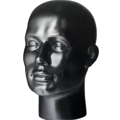 Expositores Para Tiendas|Maniquíes>DecoWoerner Cabeza Decorativa, Hombre, Color negro