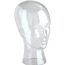 Expositores Para Tiendas|Maniquíes>DecoWoerner Cabeza Decorativa, Mujer, Color Claro transparente