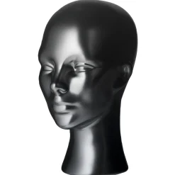 Expositores Para Tiendas|Maniquíes>DecoWoerner Cabeza Decorativa, Mujer, Color negro