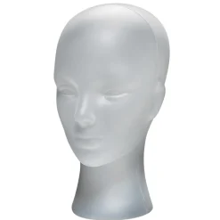 Expositores Para Tiendas|Maniquíes>DecoWoerner Cabeza Decorativa, Mujer, Esmerilado blanco