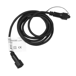 Luces De Navidad>DecoWoerner Cable De Conexión De La Cadena De Luces 500 Cm Negro