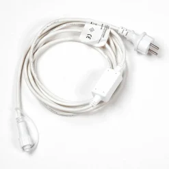 Luces De Navidad>DecoWoerner Cable De Conexión IP44 Para Productos LED Sistema IP67, Blanco