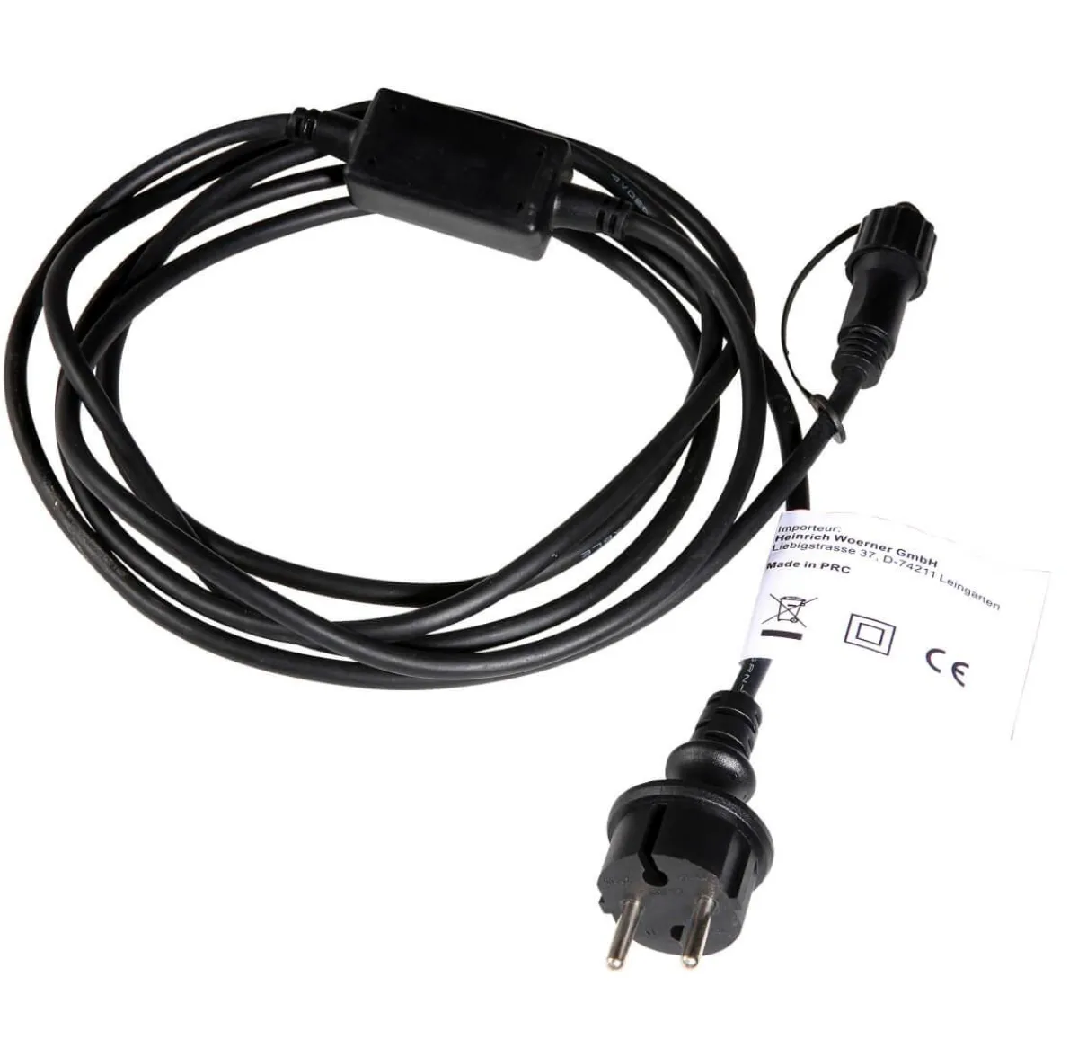 Luces De Navidad>DecoWoerner Cable De Conexión IP44 Para Productos LED Sistema IP67, Negro