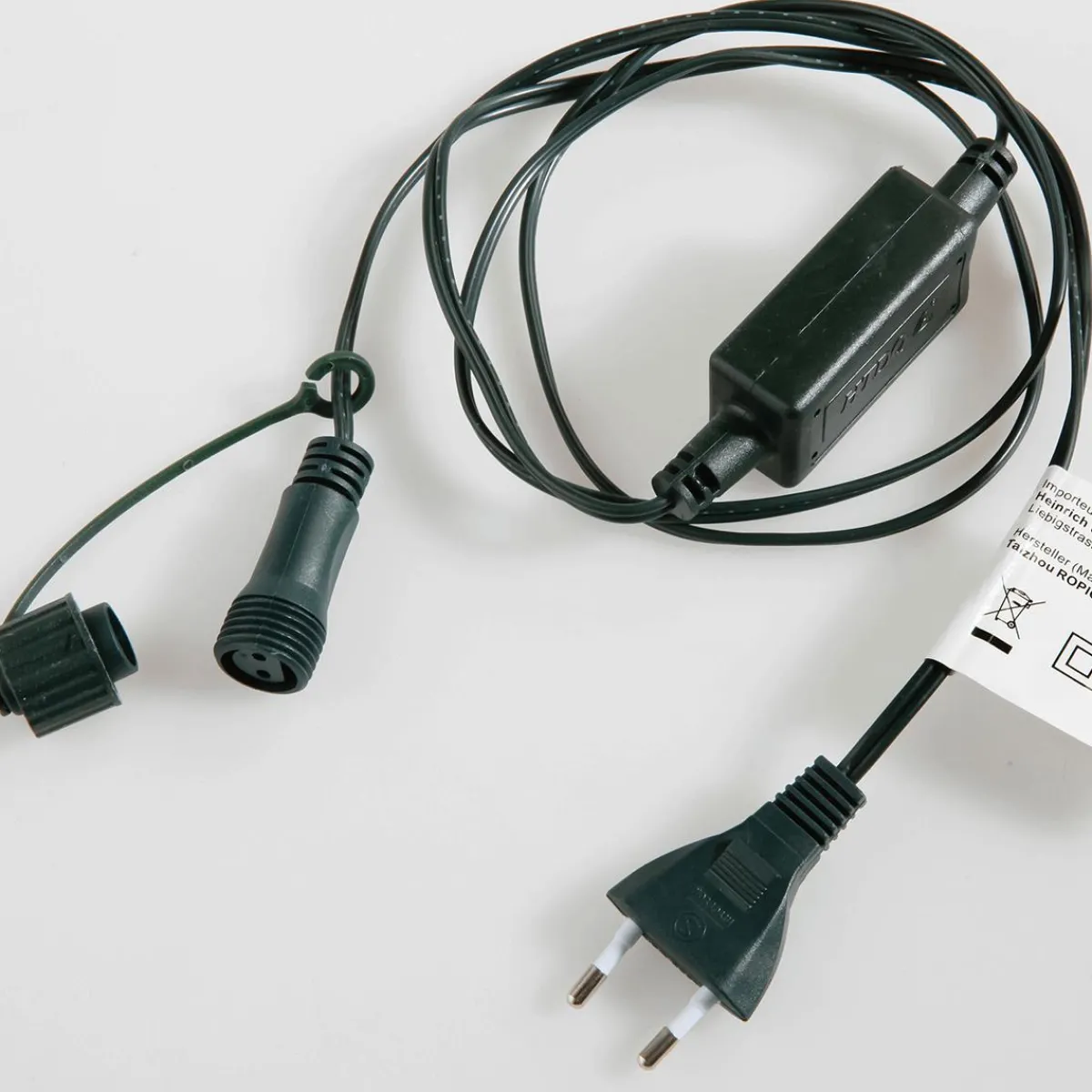 Luces De Navidad>DecoWoerner Cable De Conexión Para Productos LED Sistema IP 20, Verde