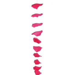 Decoración Temática|Guirnaldas Y Vides>DecoWoerner Cadena De Hojas De s Decorativas, 170 Cm, Fucsia, 3 Piezas rosa