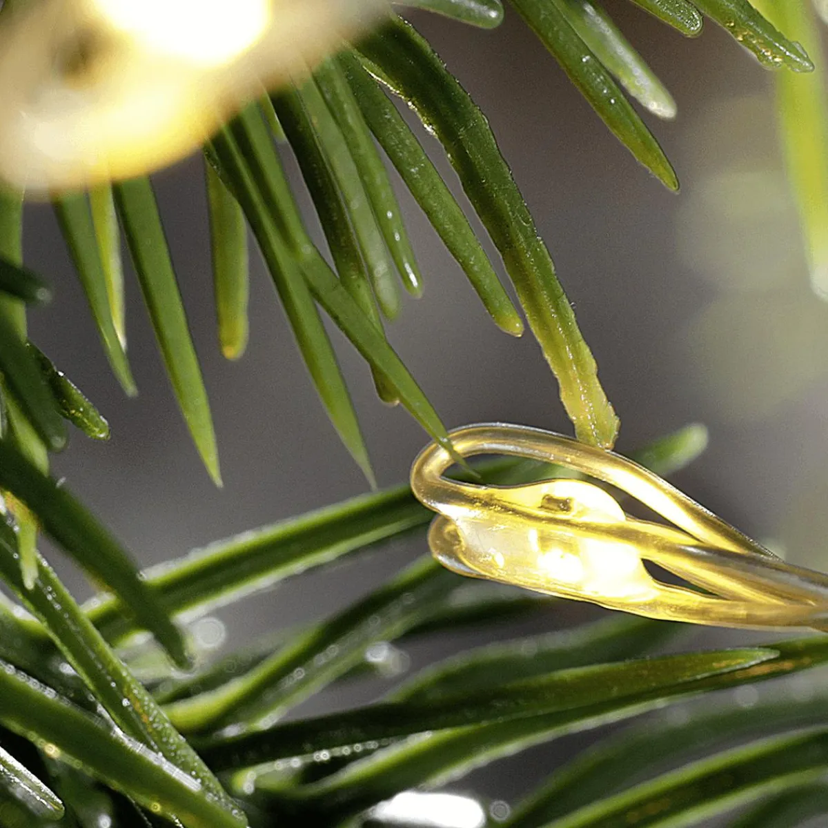 Luces De Navidad>DecoWoerner Cadena De Luces LED Con Alambre Fuegos Artificiales Para Exteriores, 240 LED, 6 M plata