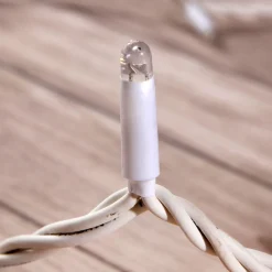 Luces De Navidad>DecoWoerner Cadena De Luces LED De Acoplamiento Para Exteriores IP67, 10 M Sin Cable De Alimentación, blanco