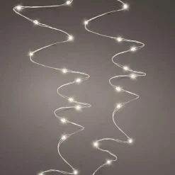 Decoración Temática|Luces De Navidad>DecoWoerner Cadena De Luces LED De Alambre Con Mucha Luz plata