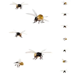 Decoración De Animales|Decoración De Primavera>DecoWoerner Cadena Decorativa De Abejas negro