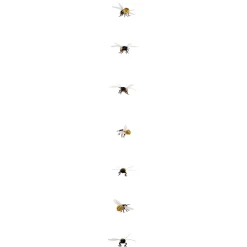 Decoración De Animales|Decoración De Primavera>DecoWoerner Cadena Decorativa De Abejas negro
