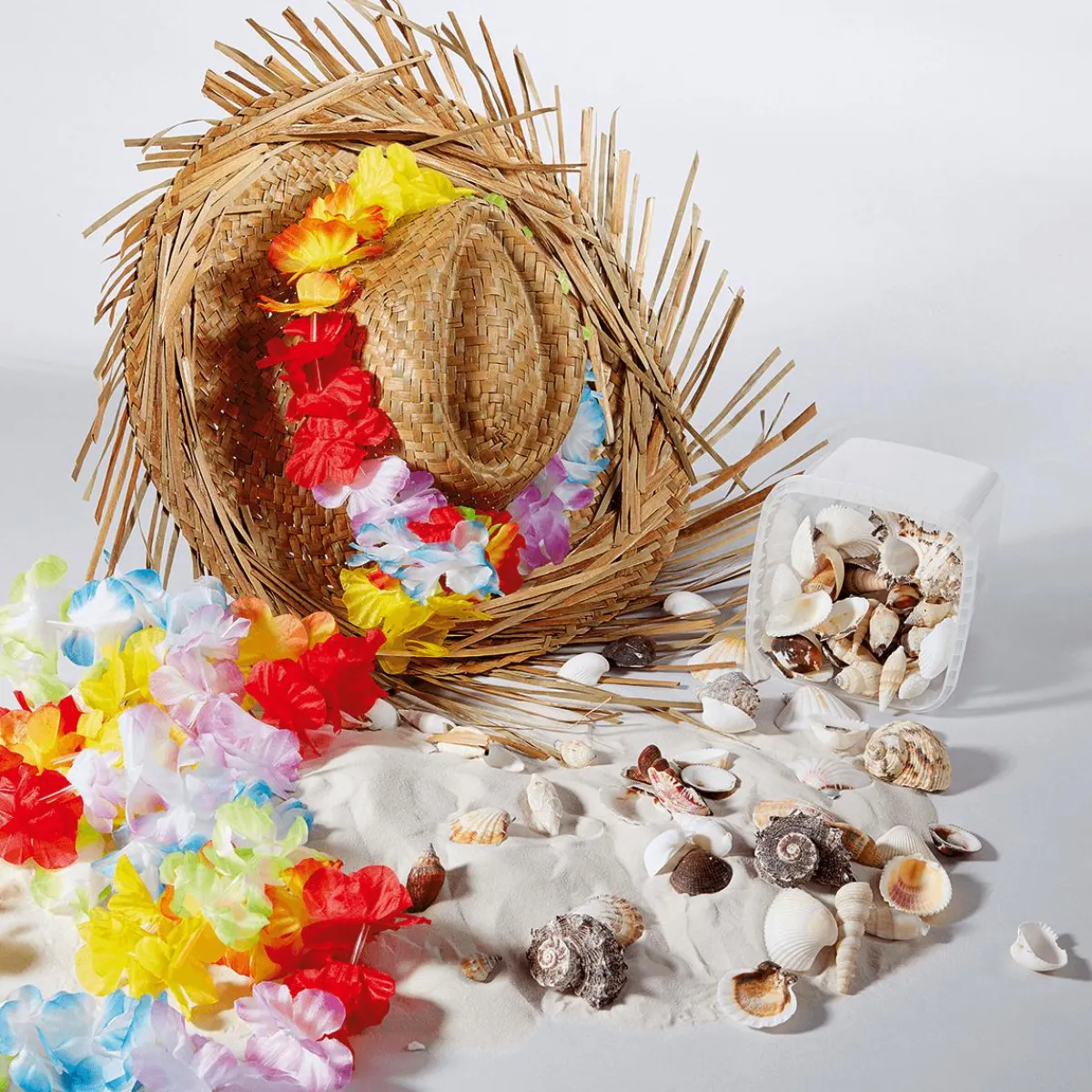 Decoración De Verano>DecoWoerner Cadenas De Flores De Hawaii, 3 Piezas multicolor