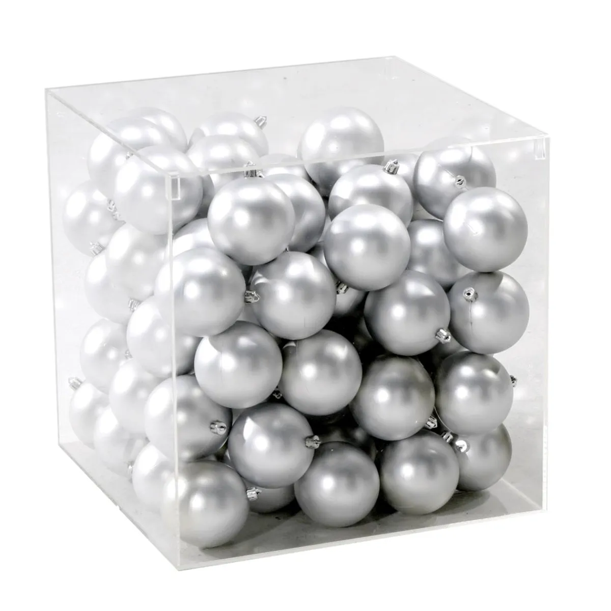 Expositores Para Tiendas>DecoWoerner Caja Cúbica Con Tapa 40 X 40 Cm transparente