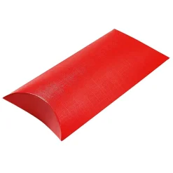 Cajas De Regalo>DecoWoerner Caja De Almohadas De 24 Cm De Largo, Roja, 10 Piezas rojo
