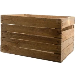 Expositores Para Tiendas|Decoración Natural>DecoWoerner Caja De Madera Vintage Longitud 50 Cm marrón