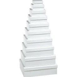 Cajas De Regalo>DecoWoerner Cajas De Cartón De Regalo, , 10 Piezas blanco