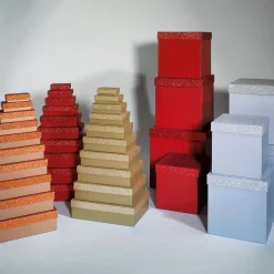 Cajas De Regalo>DecoWoerner Cajas De Cartón De Regalo Color , 10 Pz. rojo