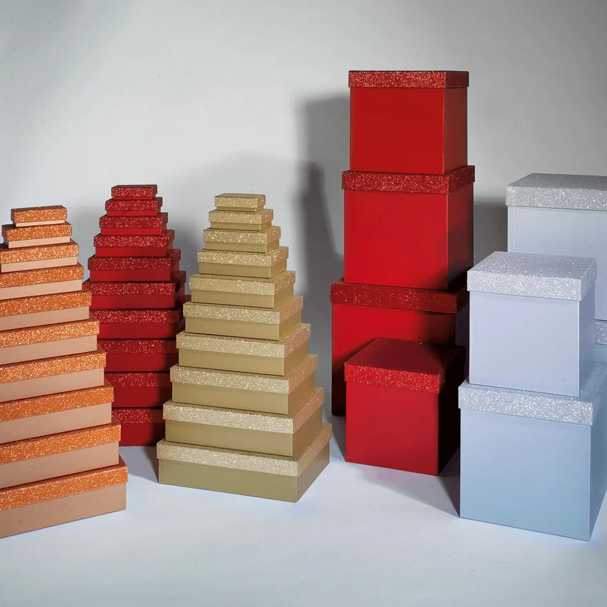 Cajas De Regalo>DecoWoerner Cajas De Cartón De Regalo Color , 10 Pz. rojo