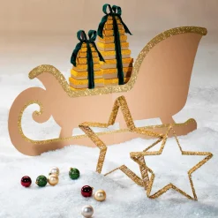 Cajas De Regalo>DecoWoerner Cajas De Cartón De Regalo Color Dorado, 10 Pz. oro