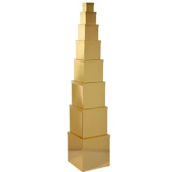 Cajas De Regalo>DecoWoerner Cajas De Cartón De Regalo Majestic Metallic, , 8 Piezas oro