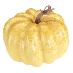 Decoración De Otoño|Verduras Y Hierbas>DecoWoerner Calabaza Decorativa De 13 Cm De Altura Y 17 Cm De Diámetro De Poliespuma