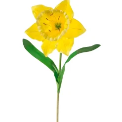 Decoración De Primavera|Flores Artificiales>DecoWoerner Campana De Pascua Gigante Amarilla, 100 Cm amarillo