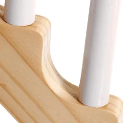 Luz Decorativa|Figuras De Navidad>DecoWoerner Candelabro De Adviento, 7 Llamas De Madera 37 X 4 X 30 Cm (Anchura X Profundidad X Altura) marrón