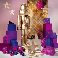 Decoración Navideña Xxl|Figuras De Navidad>DecoWoerner Cascanueces Rey 185 Cm oro