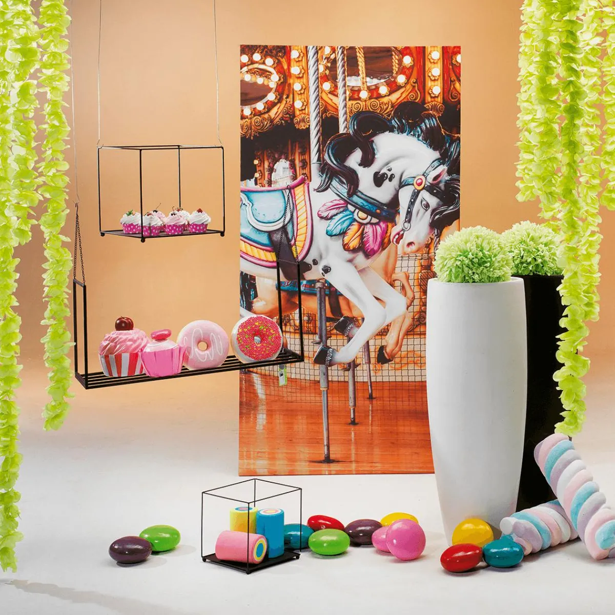 Decoración Temática|Chupetes Xxl>DecoWoerner Chupete De Cereza 20 Cm rosa