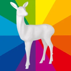 Decoración De Animales>DecoWoerner Ciervo Decorativo De Pie 115 Cm De Altura, Color A Elegir