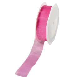 Cintas De Regalo>DecoWoerner Cinta De Chifón, Color Fucsia, Anchura 25 Mm rosa
