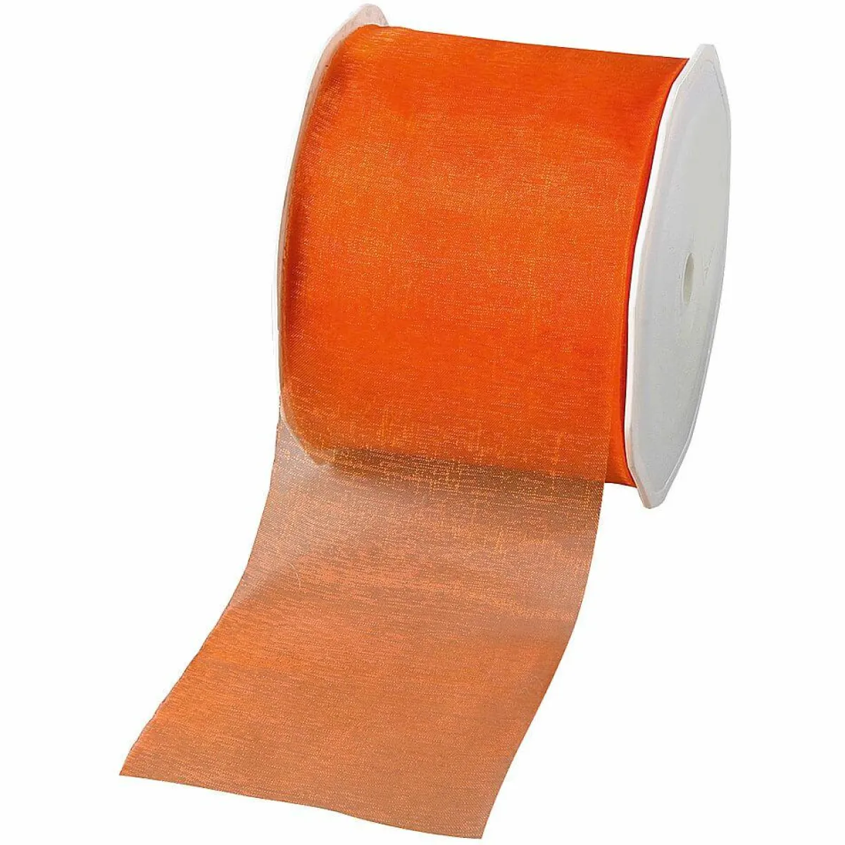 Cintas De Regalo>DecoWoerner Cinta De Chifón, Color , Anchura 70 Mm naranja