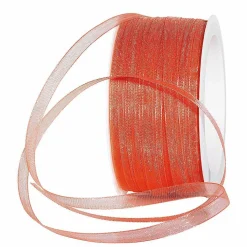 Cintas De Regalo>DecoWoerner Cinta De Chifón Con Orillo, Anchura 6 Mm, Fucsia rosa