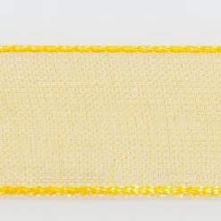Cintas De Regalo>DecoWoerner Cinta De Gasa Con Orillo 6mm X 50m amarillo